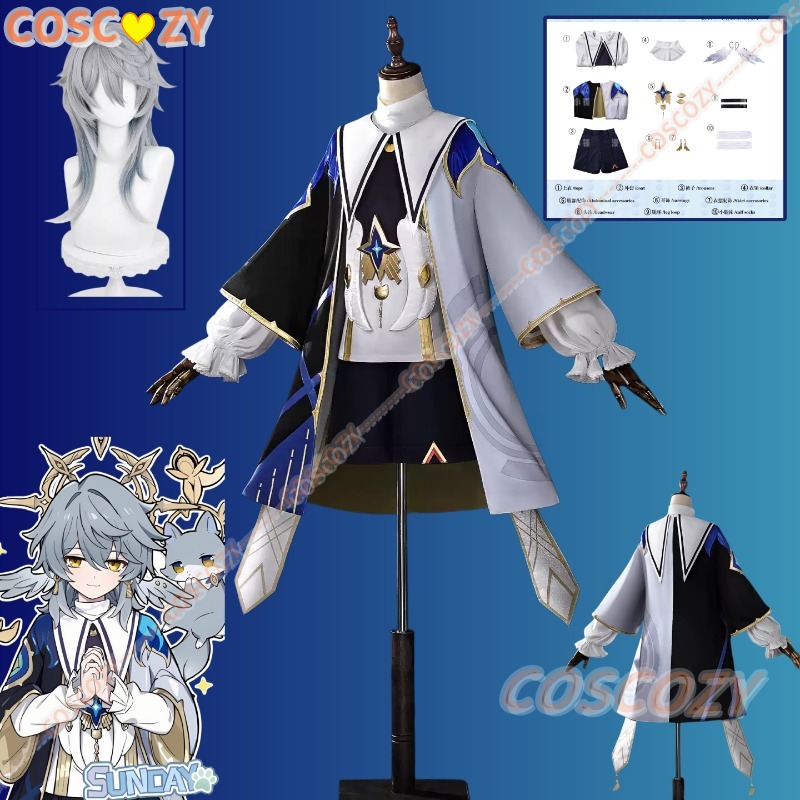 Men'S Suit Accessories - Honkai Star Rail Sunday Little Cat