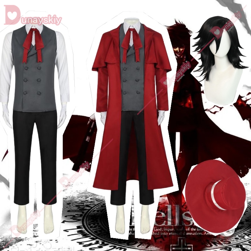 Men'S Vampire Accessories - Anime Comic Hellsing Alucard Cosplay Costume