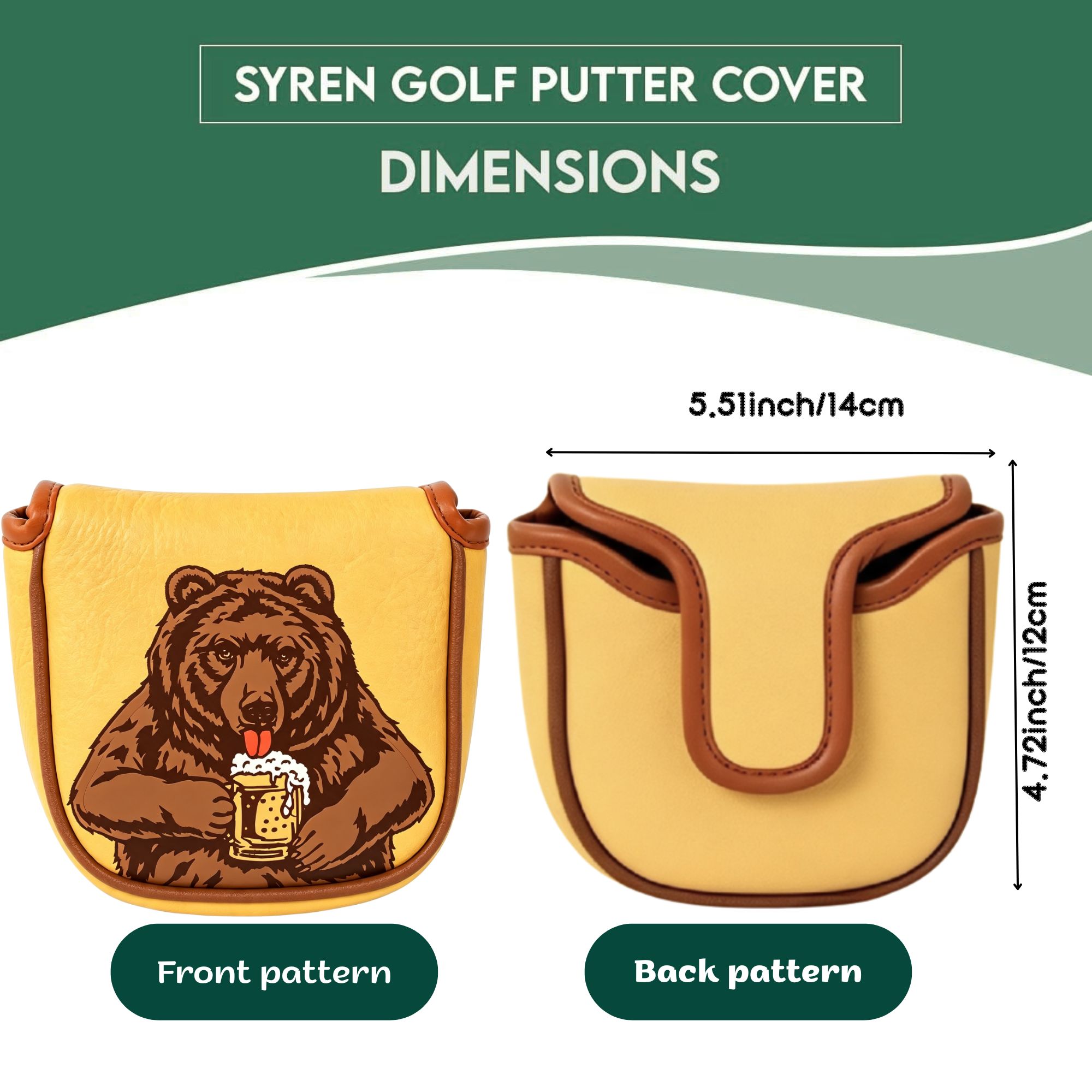Skull Embroidered Golf Mallet  - đánh giá và giá Men'S Mens Accessories