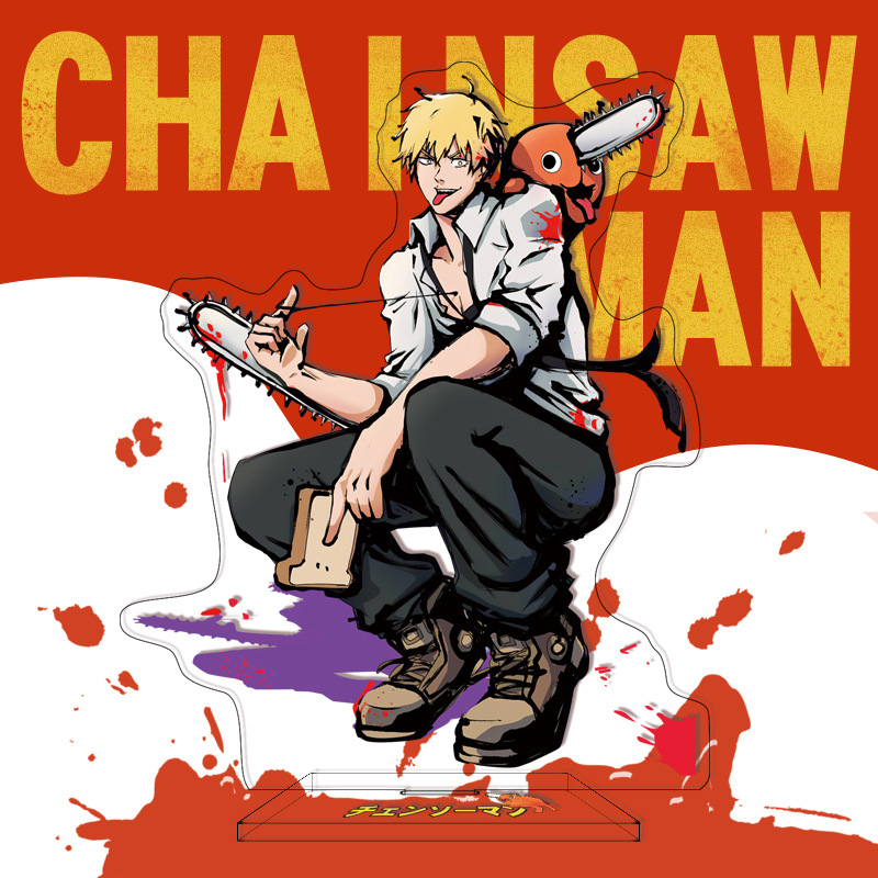 16Cm Anime Chainsaw Man Acryli - đánh giá và giá Men Accessories For Birthday Gift