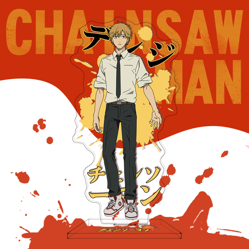 16Cm Anime Chainsaw Man Acryli - đánh giá và giá Men Accessories For Birthday Gift