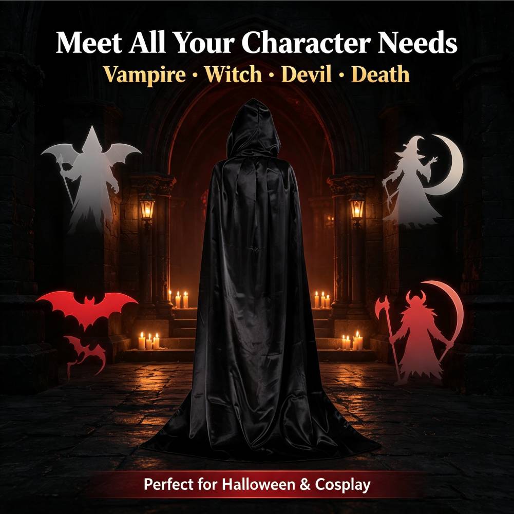 Halloween Cloaks Capes Women M - đánh giá và giá Men'S Vampire Accessories