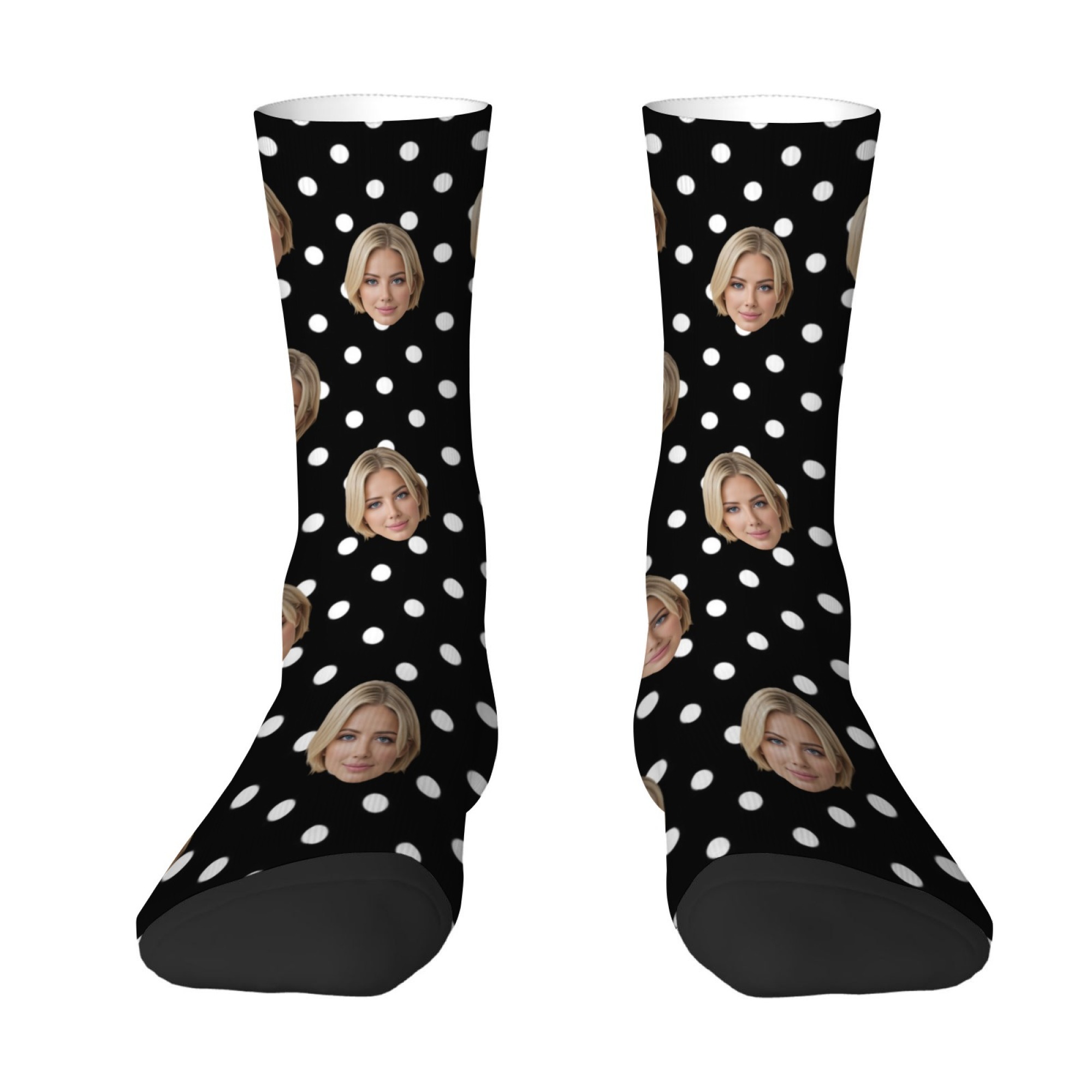 Custom Face Socks with Retro p - đánh giá và giá Men Accessories Photos
