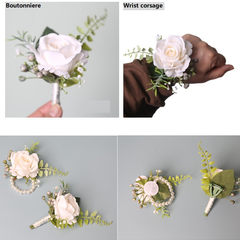 Wedding Suit Corsage Man Flowe - đánh giá và giá Men Accessories For Wrist