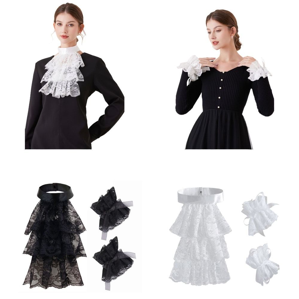 Fashion Victorian Lace Jabot C - đánh giá và giá Men Accessories For Wrist