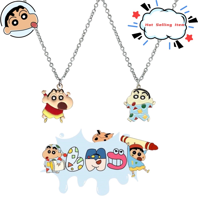 Crayon Shin-chan cartoon neckl - đánh giá và giá Men Accessories For Birthday Gift
