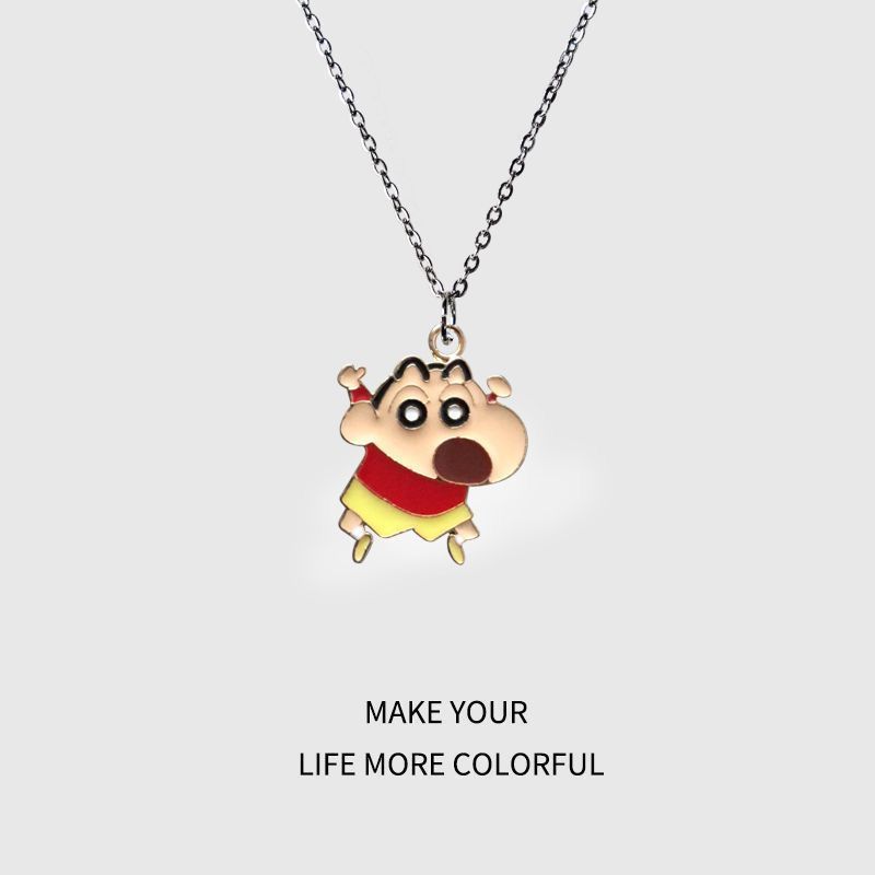 Crayon Shin-chan cartoon neckl - đánh giá và giá Men Accessories For Birthday Gift