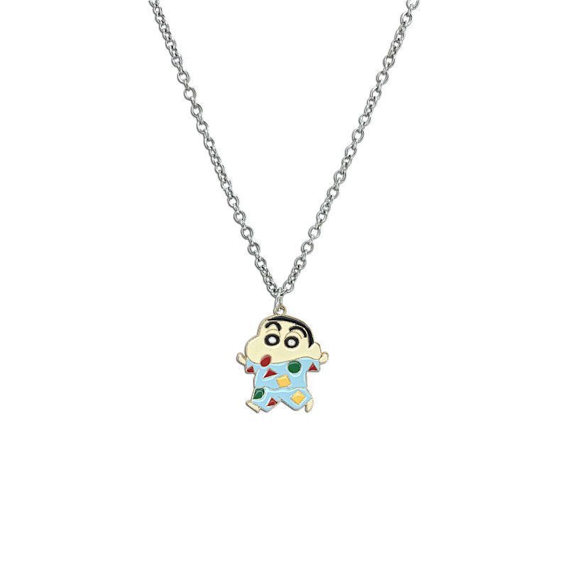 Crayon Shin-chan cartoon neckl - đánh giá và giá Men Accessories For Birthday Gift