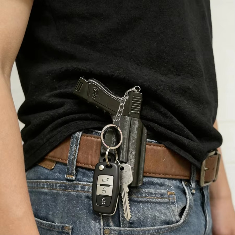 Pistol Shaped Mini Keychains T - đánh giá và giá Men Accessories For Birthday Gift