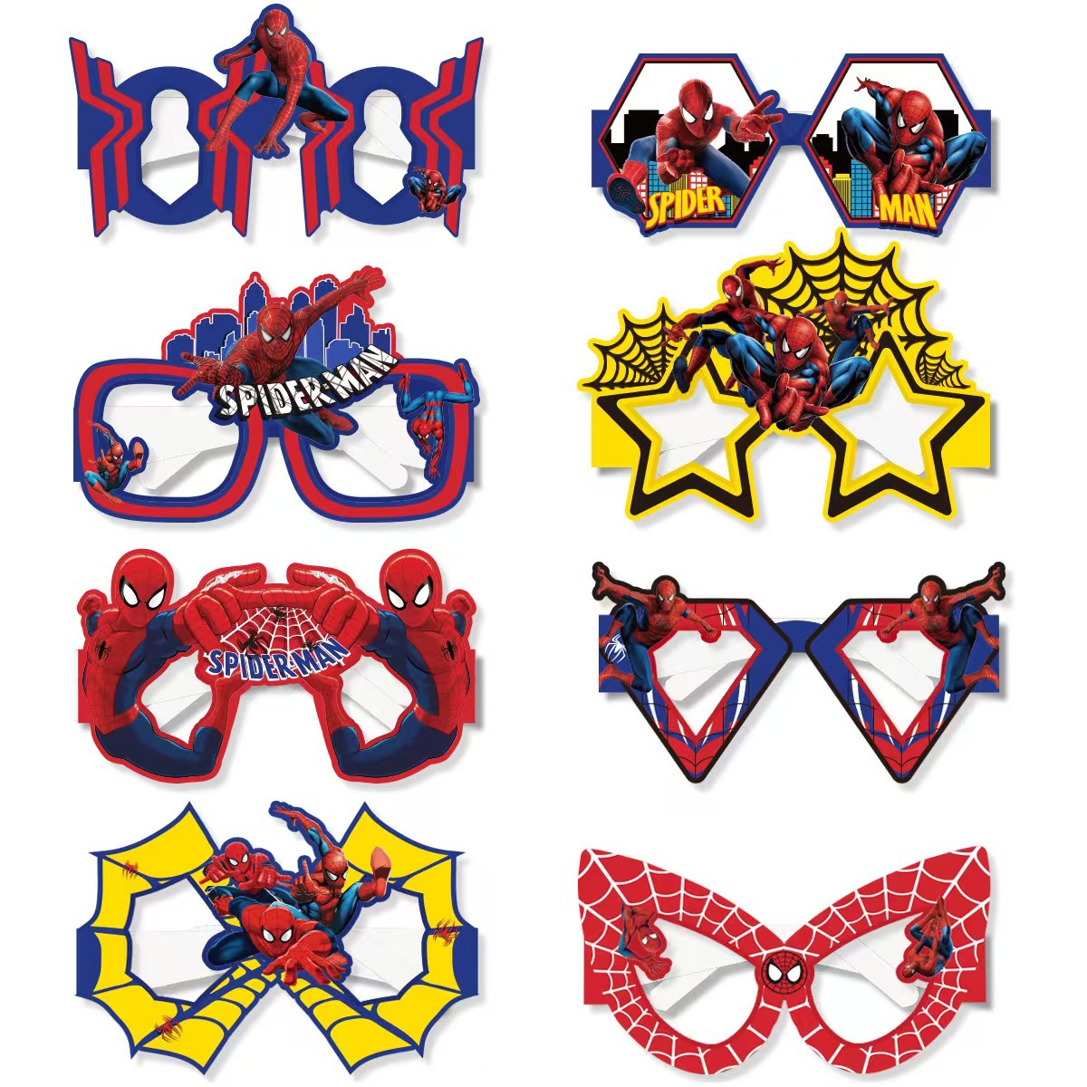 8PCS Spider-Man Paper Eco-Frie - đánh giá và giá Men Accessories For Birthday Gift