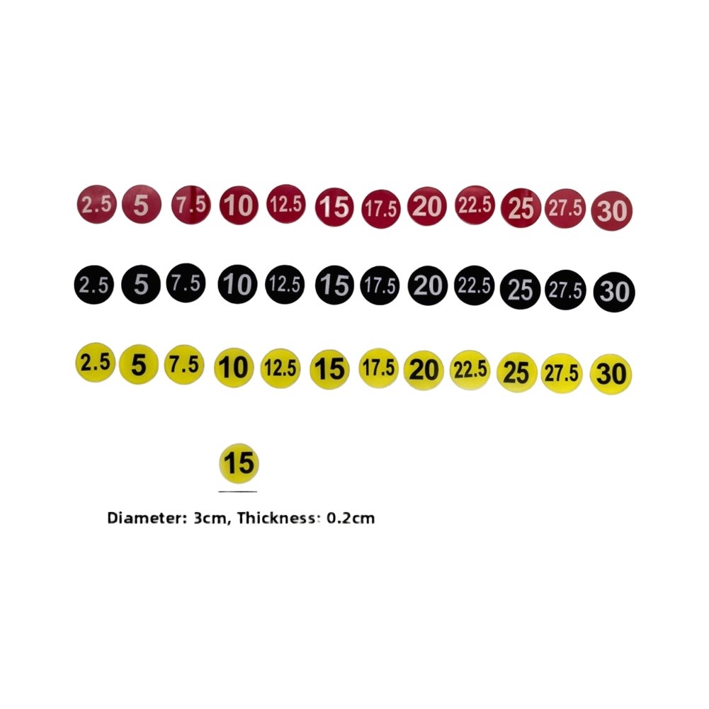 Weight Rack Label Stickers 5kg - đánh giá và giá Men'S Mens Accessories