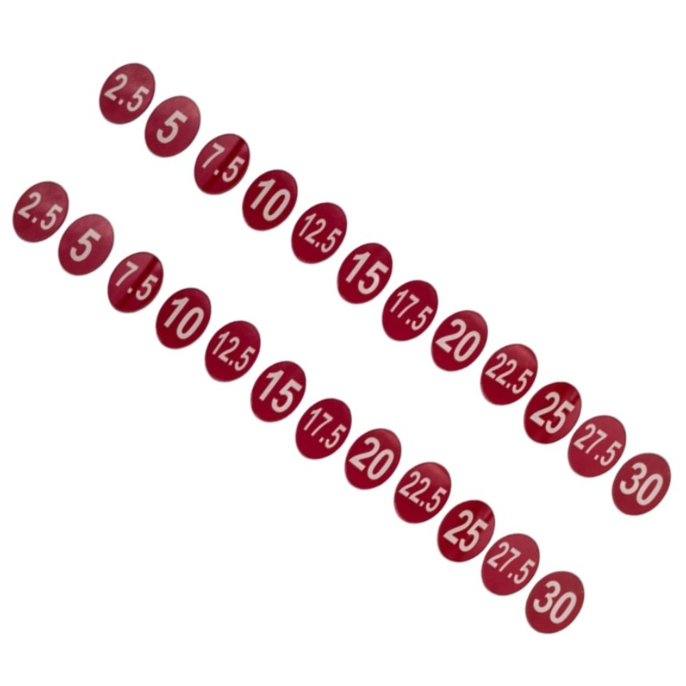 Weight Rack Label Stickers 5kg - đánh giá và giá Men'S Mens Accessories