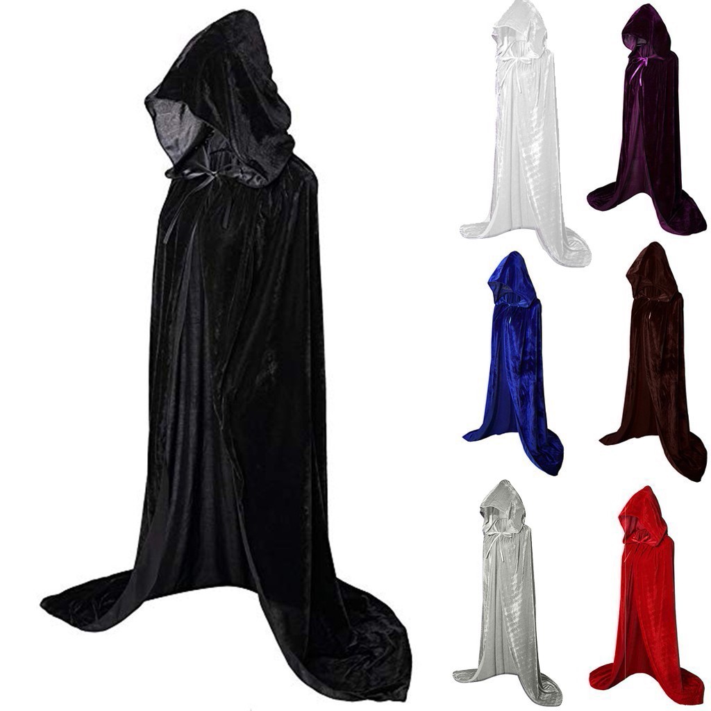 Halloween Cloaks Gothic Hooded - đánh giá và giá Men'S Vampire Accessories