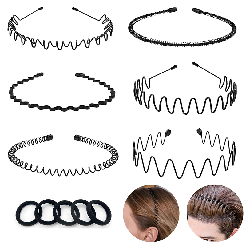 Unisex Metal Wavy Spring Hair  - đánh giá và giá Men Accessories Earrings