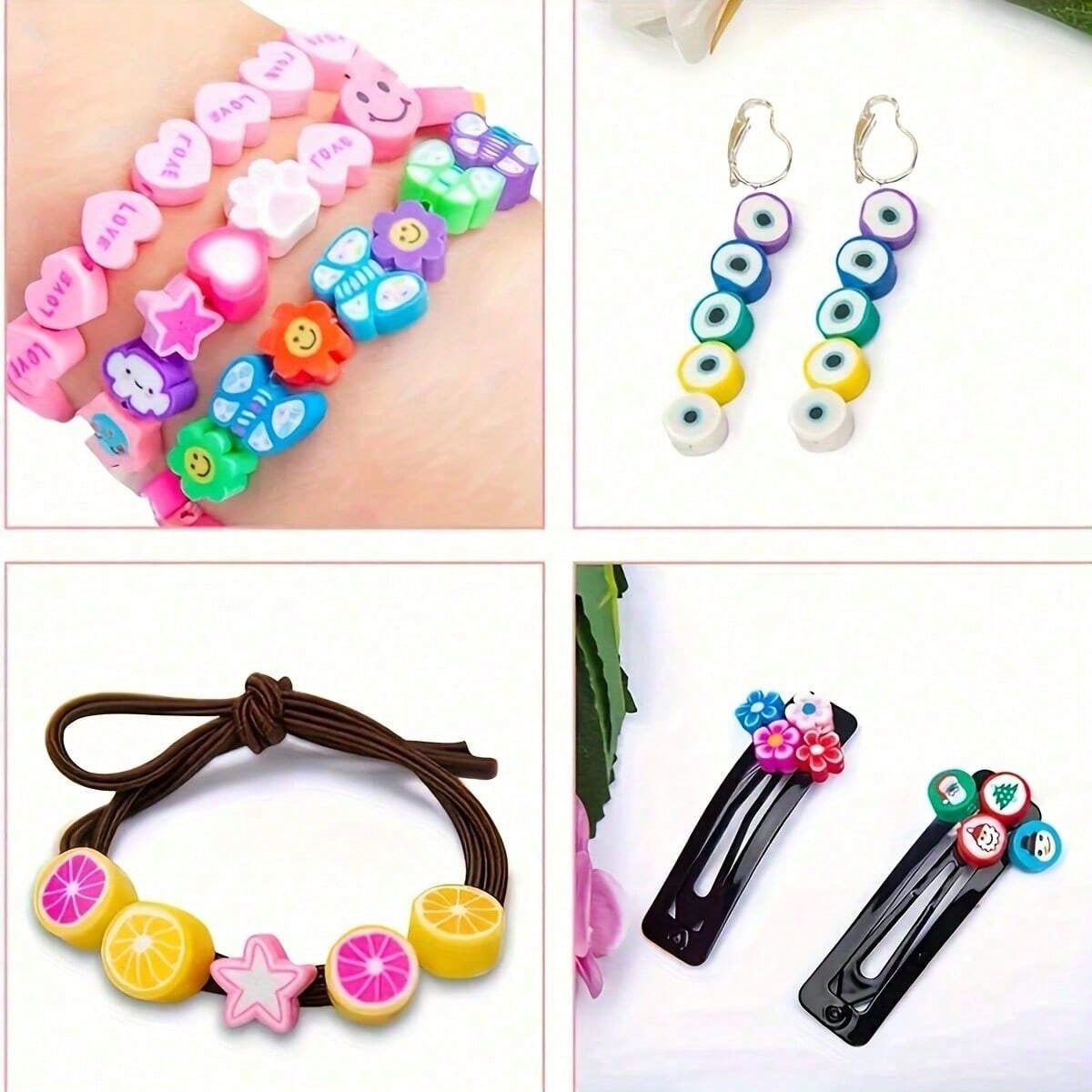 1450/1200/250pcs Polymer Clay  - đánh giá và giá Men Accessories Earrings