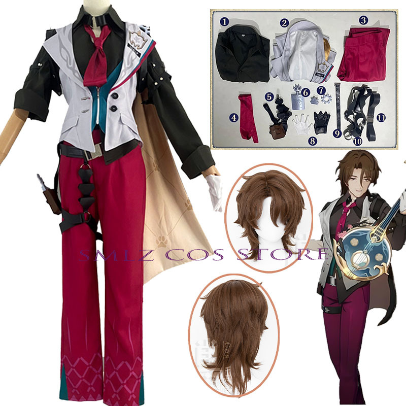 Gallagher Cosplay Honkai Star  - đánh giá và giá Men'S Suit Accessories