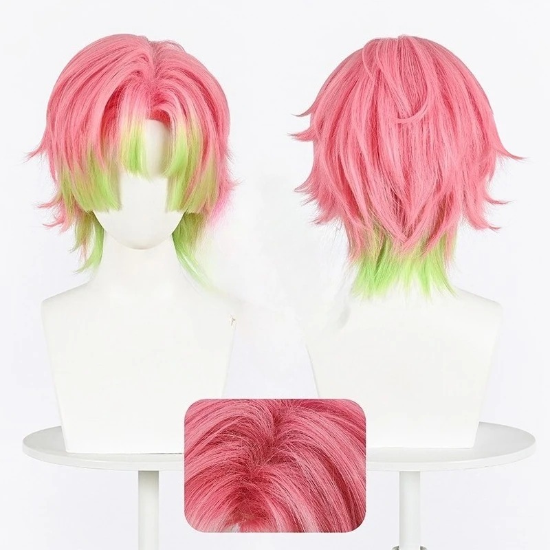 Kanroji Mitsuri Cosplay Wig Pi - đánh giá và giá Men'S Suit Accessories