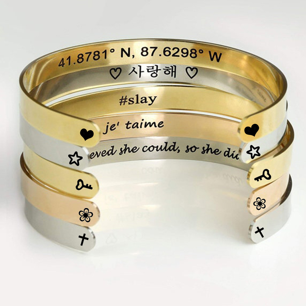 Custom Engrave Name Wrist Brac - đánh giá và giá Men Accessories For Wrist