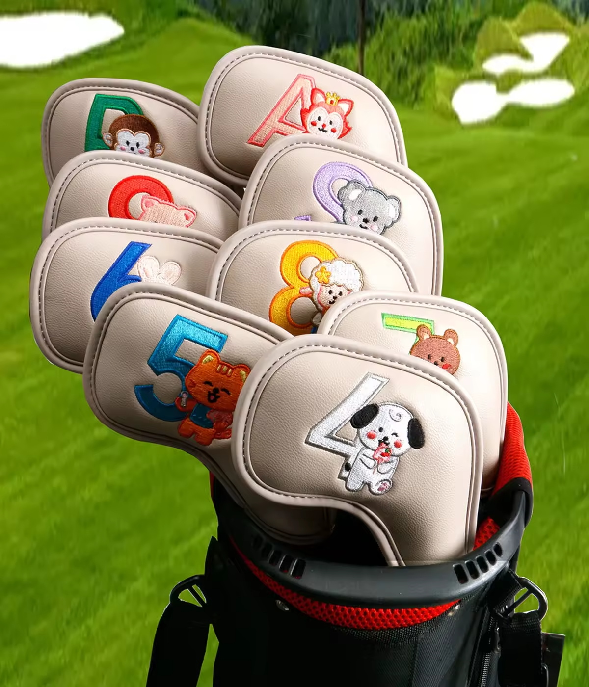 9Pcs Cute Cartoon Animal Golf  - đánh giá và giá Men'S Mens Accessories