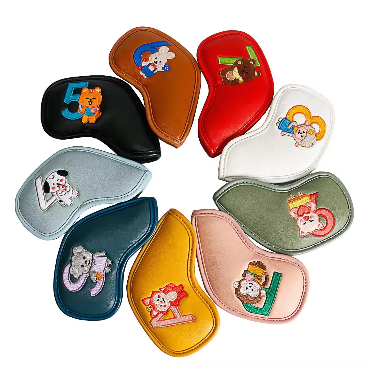 9Pcs Cute Cartoon Animal Golf  - đánh giá và giá Men'S Mens Accessories