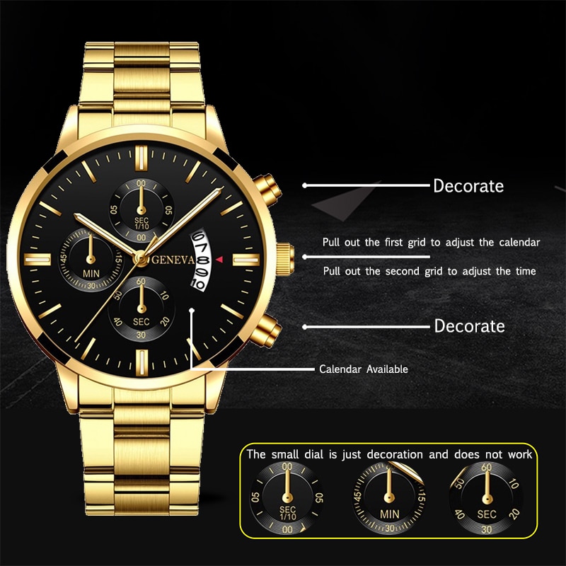 Thời Trang Nam Vàng Đồng Hồ Na - đánh giá và giá Men Accessories For Wrist