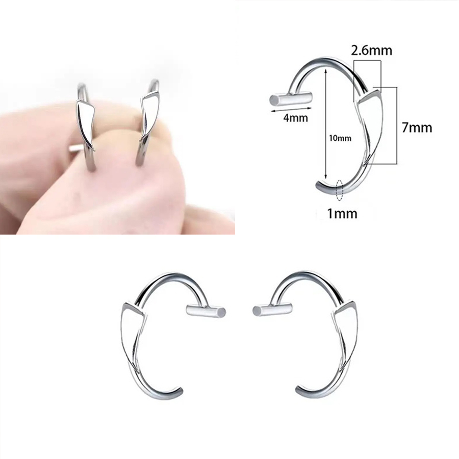 6pcs Stainless Steel Fake Lip  - đánh giá và giá Men'S Vampire Accessories